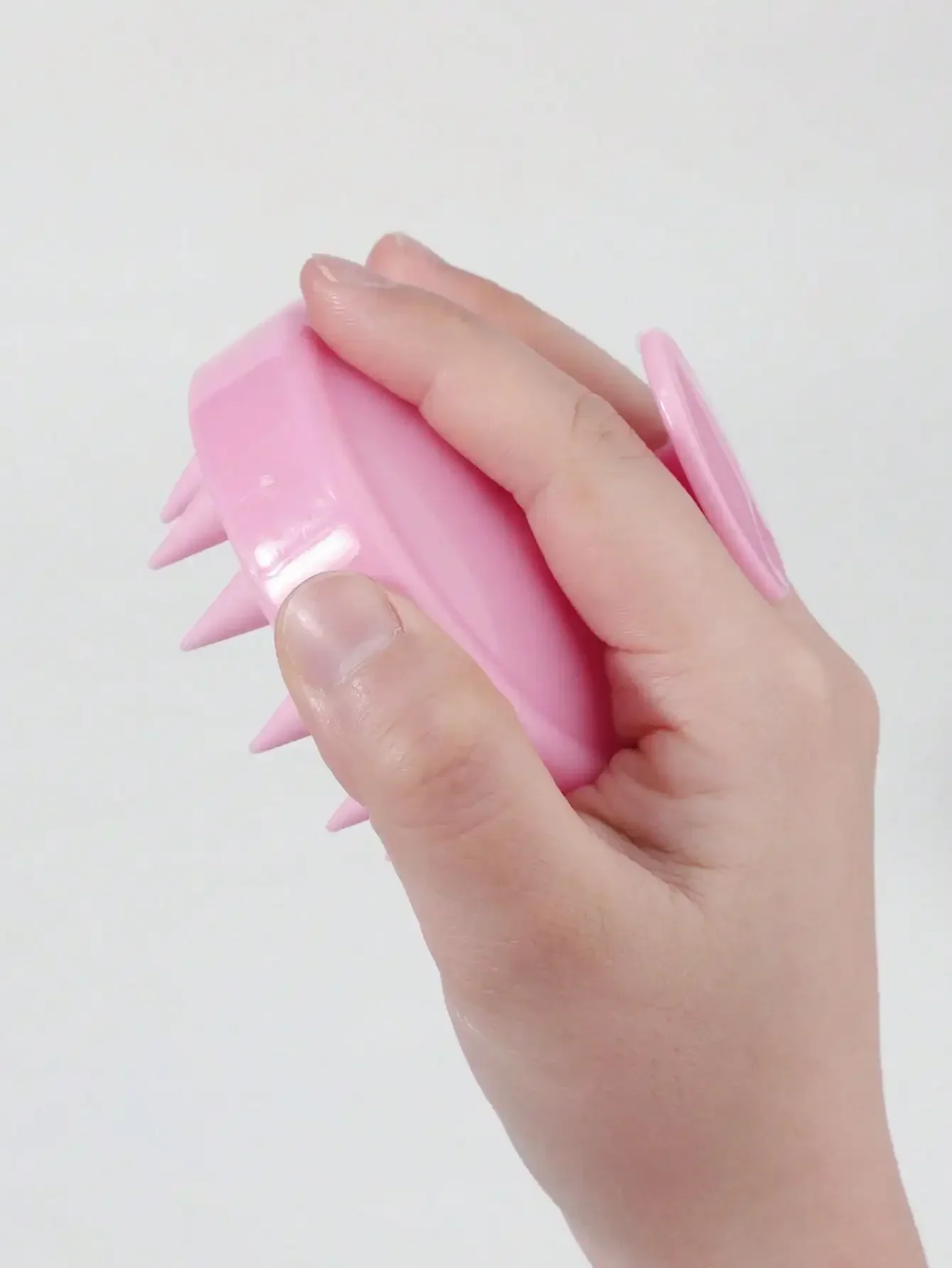 1pc Soft Silicone Scalp Massage Shampoo Brush, For Dry/Wet Hair (Curly/Straight) And All Hair Types, Bath Head Massage Comb. Can Be Used For Blow-Drying, Styling, Shampooing, Hair Care Massage. Portable And Easy To Clean, Simple And Durable - Suitable For