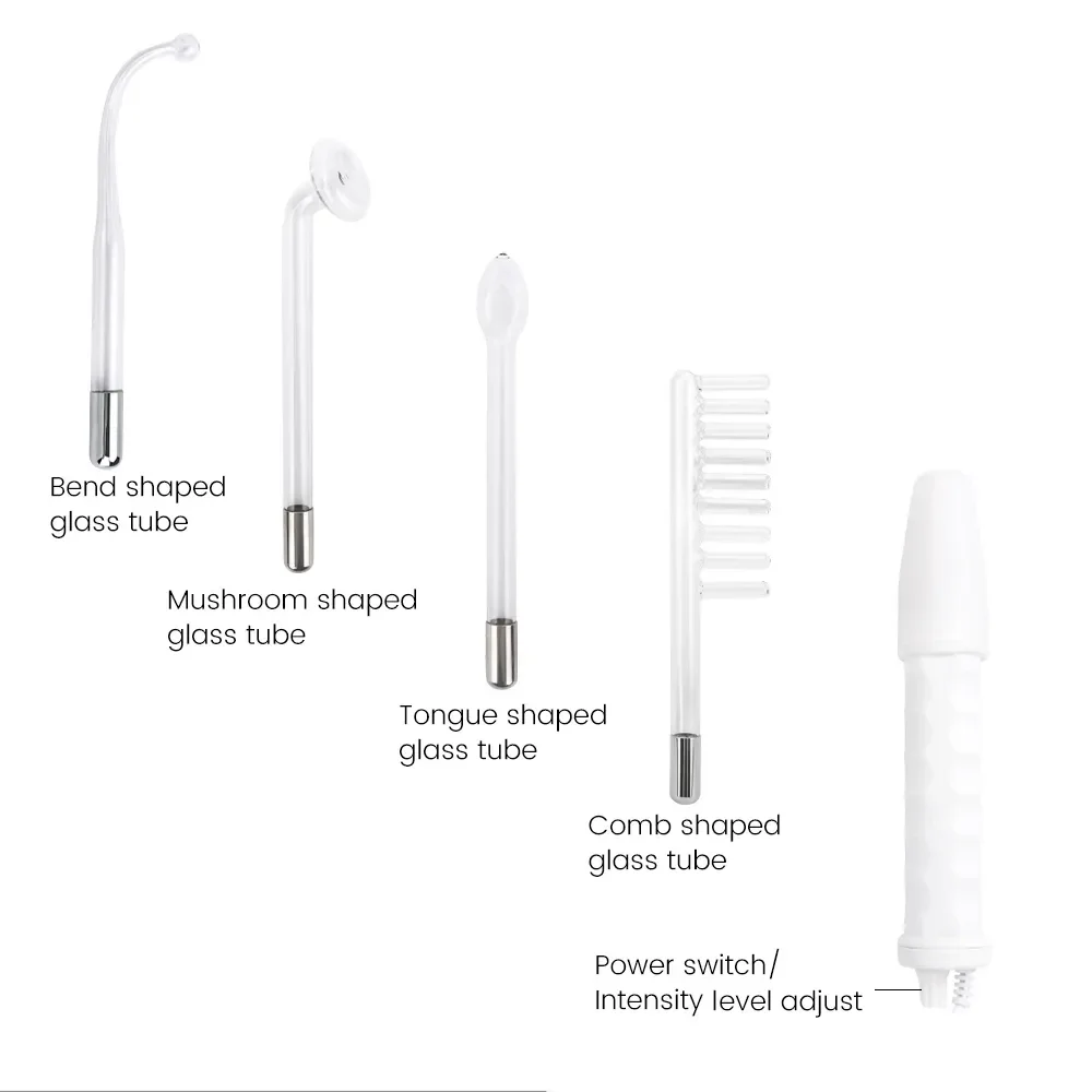 Professional Auto 4 in 1 Electric Therapy Hair Treatment Face Care High Frequency Wand Skin Rejuvenation Machine