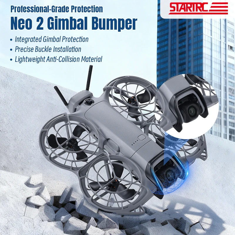 STARTRC Gimbal Bumper Guard for DJI Neo 2 Accessories, ABS Anti-Collision Protection Guard Bar for DJI Neo 2 Drone Camera