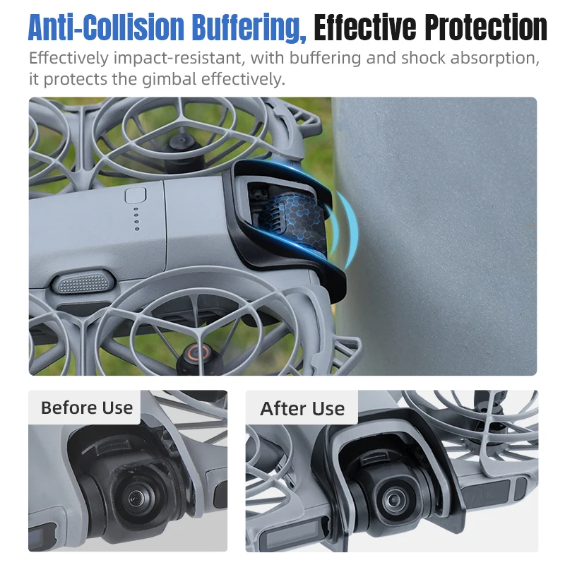 STARTRC Gimbal Bumper Guard for DJI Neo 2 Accessories, ABS Anti-Collision Protection Guard Bar for DJI Neo 2 Drone Camera