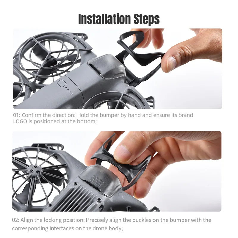 STARTRC Gimbal Bumper Guard for DJI Neo 2 Accessories, ABS Anti-Collision Protection Guard Bar for DJI Neo 2 Drone Camera