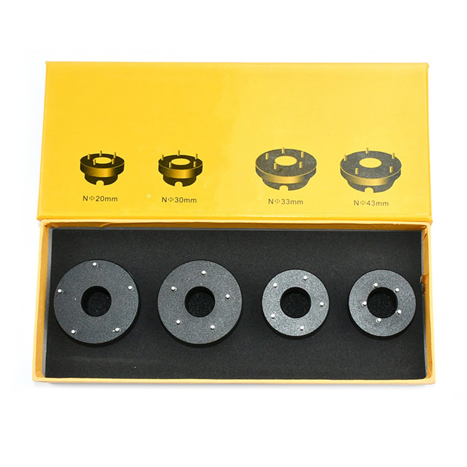 4PCS for Omega Watch Case Opener Dies Kit 20 30 33 43mm Assort Size for Omega Seamaster Watch Back Case Opener Tool