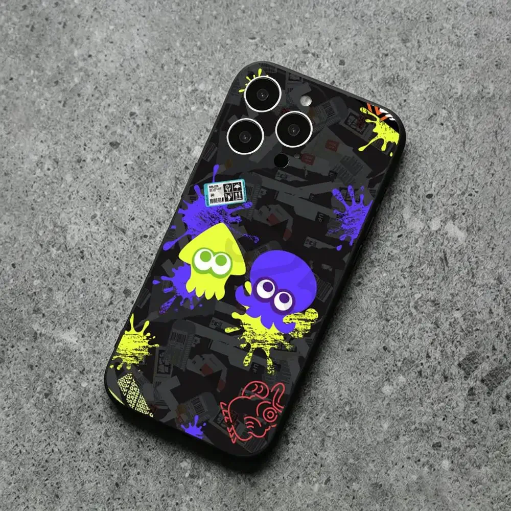 Splatoon Anime Phone Case For IPhone17,11,12,13,14,15,16,XS,XR,X,Mini,Pro,Max,Plus,Shell,Cover