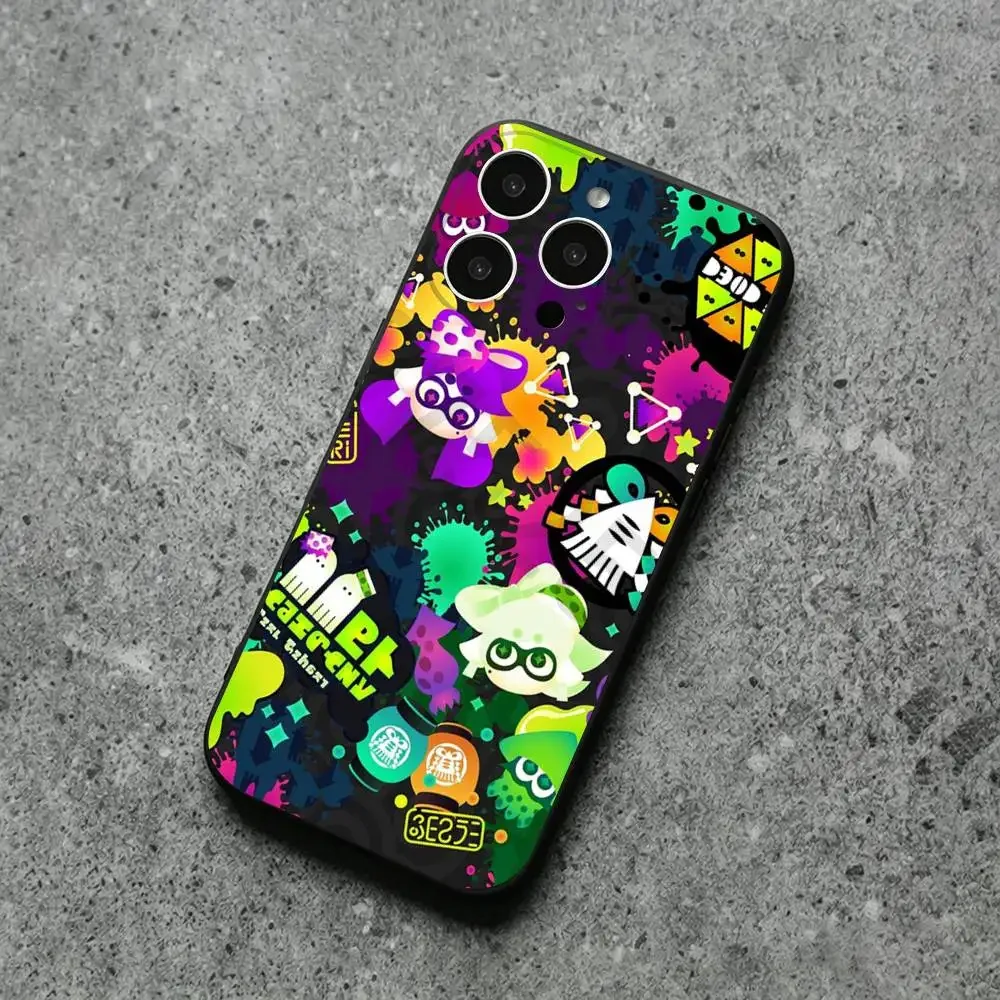 Splatoon Anime Phone Case For IPhone17,11,12,13,14,15,16,XS,XR,X,Mini,Pro,Max,Plus,Shell,Cover