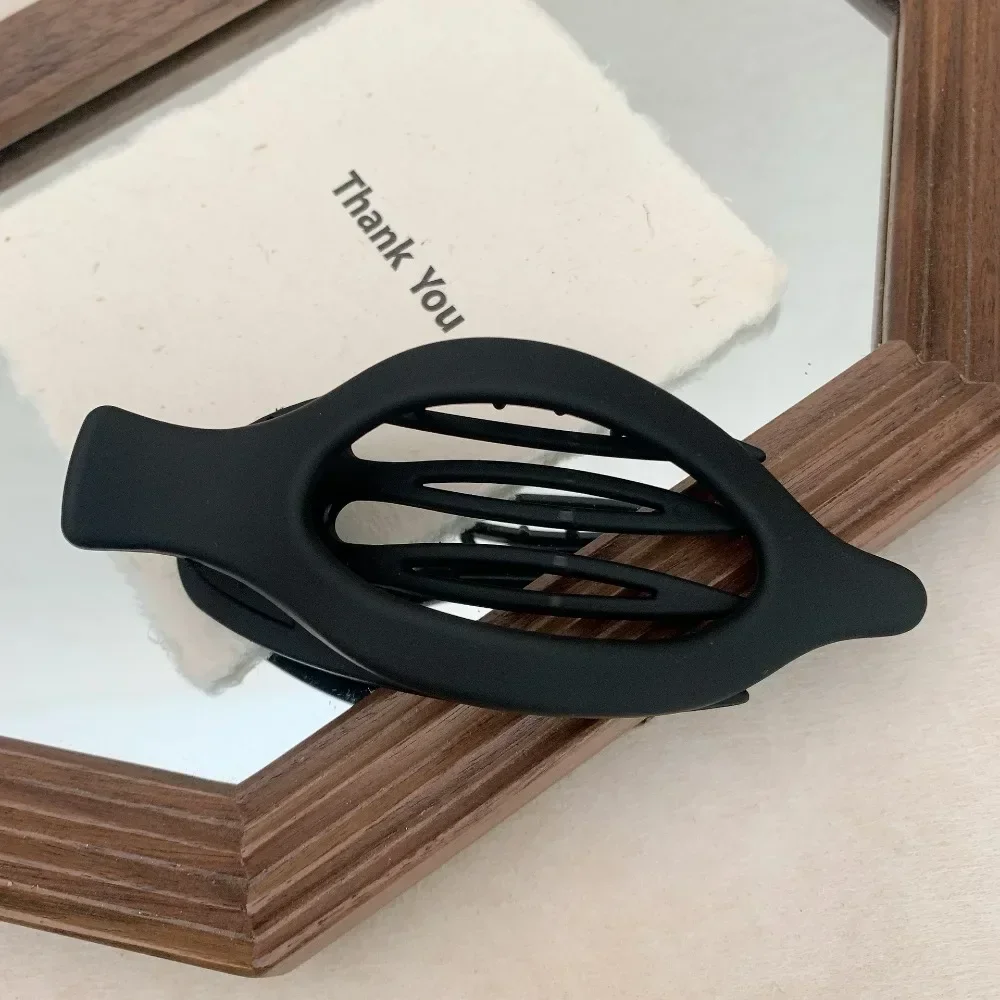 6pcs Large Size Plastic Matte Hair Claw Clips for Women Thick Hair Accessories Fashion Neutral Color Autumn Winter Duckbill Clip