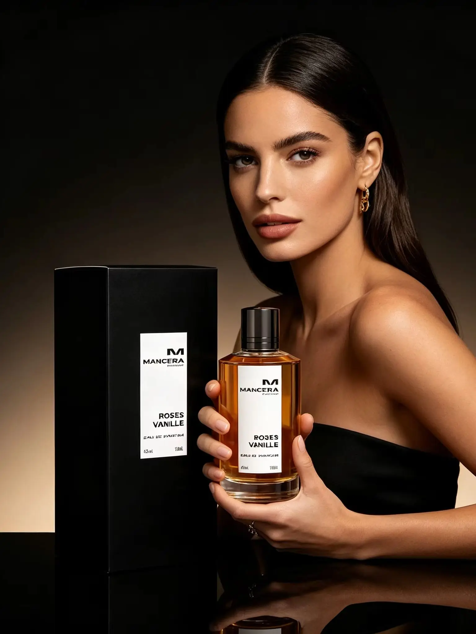 Mancera Roses Vanille Eau De Parfum 120ml, Unisex Fragrance with Fresh Calabria Lemon, Turkish Rose & Delight, Cedarwood Intense Vanilla White Musk Long Lasting Perfume