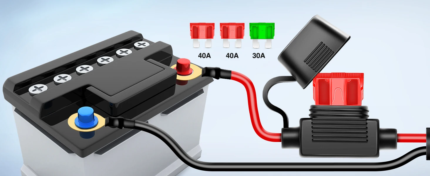 Nilight 12AWG Wiring Harness Kit 450W, Heavy Duty LED Light Bar Harness with 5Pin Laser Rocker Switch, Waterproof Relay & Fuse for 12V Offroad Truck