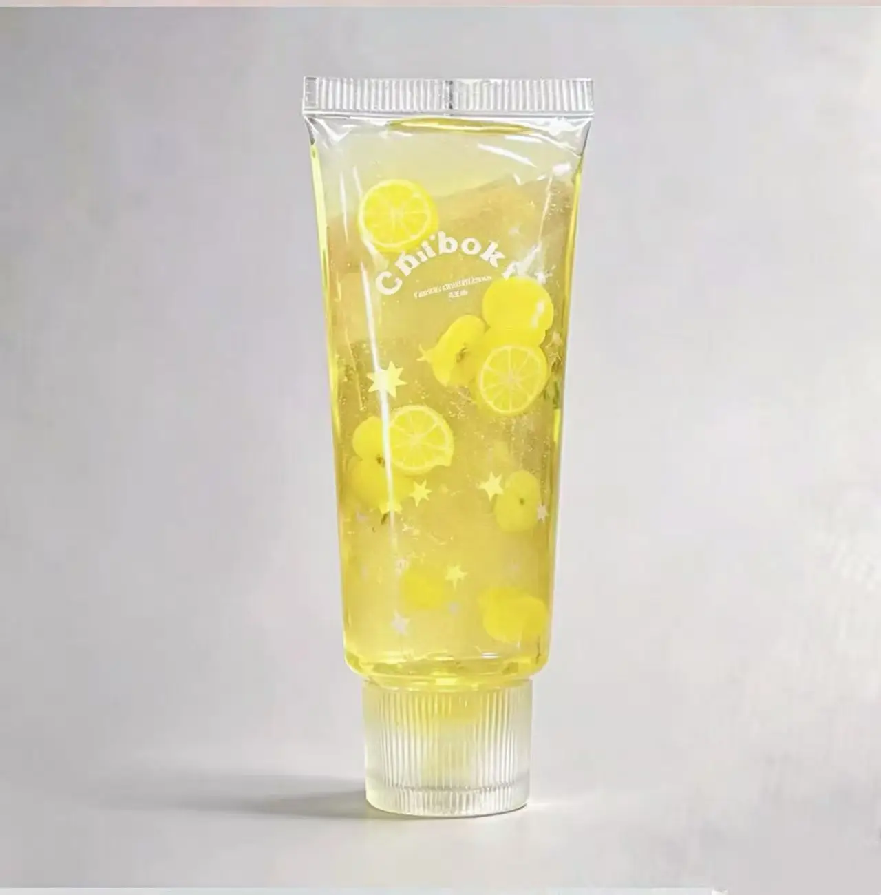 1pc Mini Fruit Drink Bottle Squishy Toy, Transparent Water Bottle Squeeze Fidget Toy, 3D Fruit Inside Pinch Toy, Novelty Stress Relief Hand Toy for Teens Adults