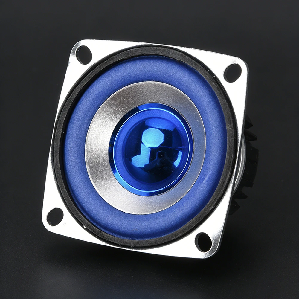 52mm 2-Inch 5W 4-Ohm Full Range Square Speaker Mini Blue Audio Driver for DIY Electronics Pro Home/Car Projects Fast Shipping