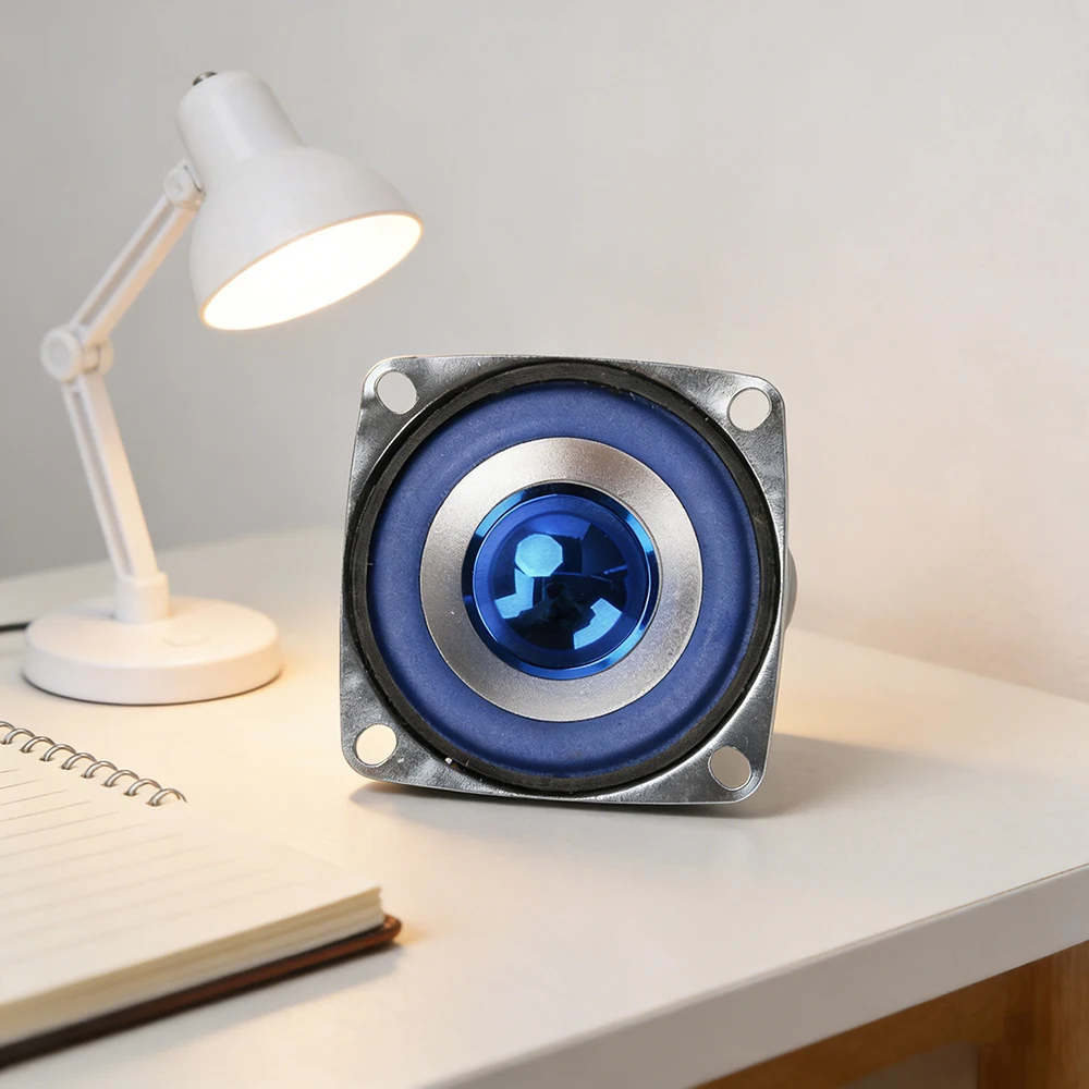 52mm 2-Inch 5W 4-Ohm Full Range Square Speaker Mini Blue Audio Driver for DIY Electronics Pro Home/Car Projects Fast Shipping