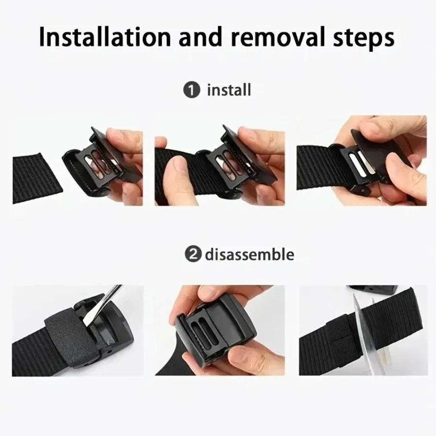 Canvas Nylon Outdoor Student Tactical Non-metallic Anti Allergy Military Training Belt Belt Belt Security Check Pants Belt
