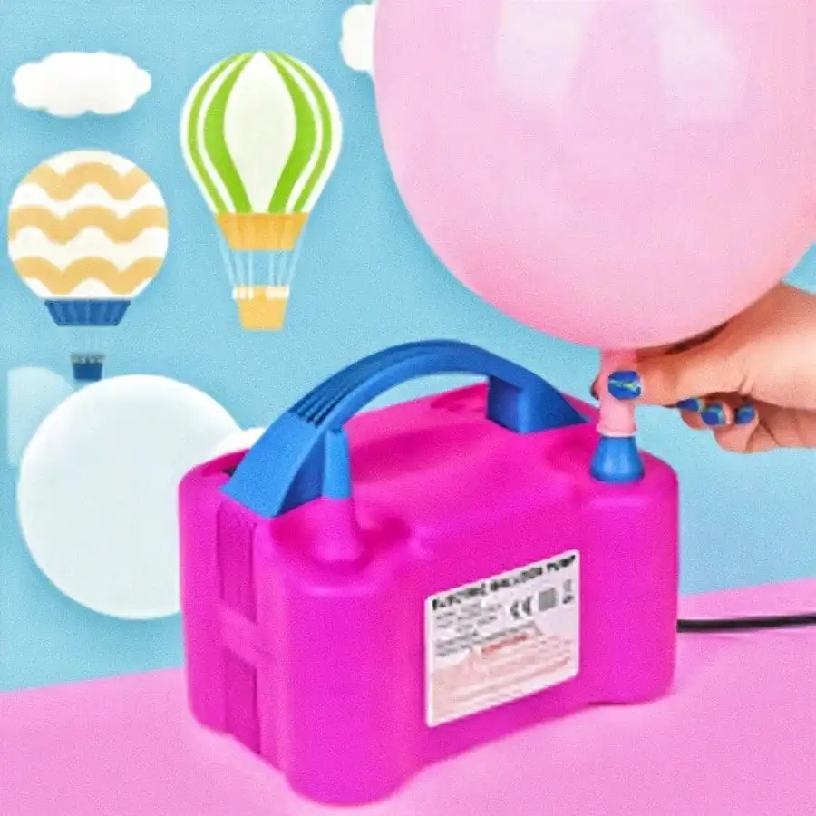 Brand-New Upgraded Electric Air Pump Blowing Balloon Machine Air Pump Inflatable Tube Inflatable Machine Playing Balloon Blowing Balloon.