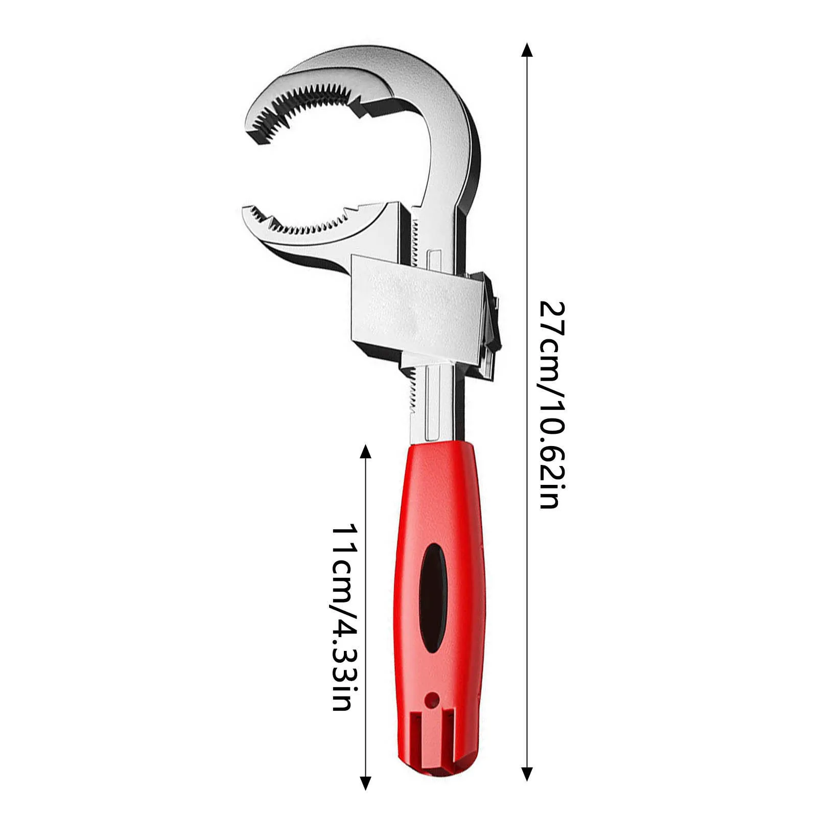 Adjustable Pipe Wrench Set Water Pipe Installer Tool Aluminum Alloy Plumber's Tooling Kit Bathroom Sink Faucet Repair Hand Tools