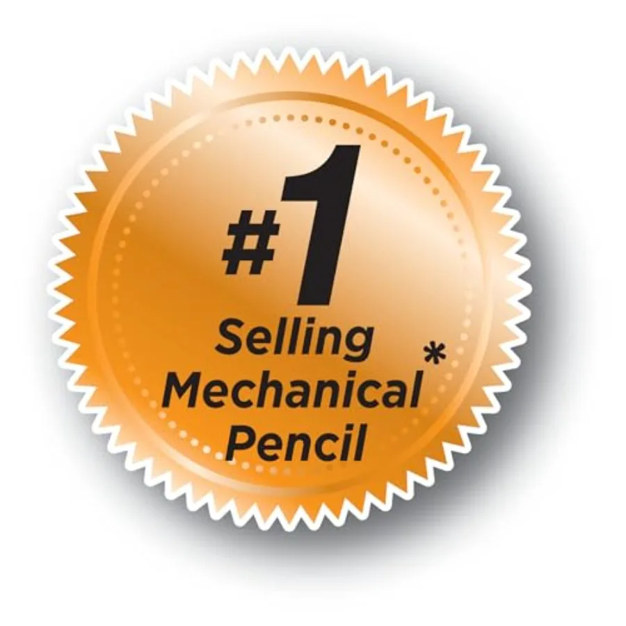 Xtra-Smooth Mechanical Pencils with Erasers, Medium Point 0.7mm,10-Count Pack, Bulk Mechanical Pencils for School or Office Sup