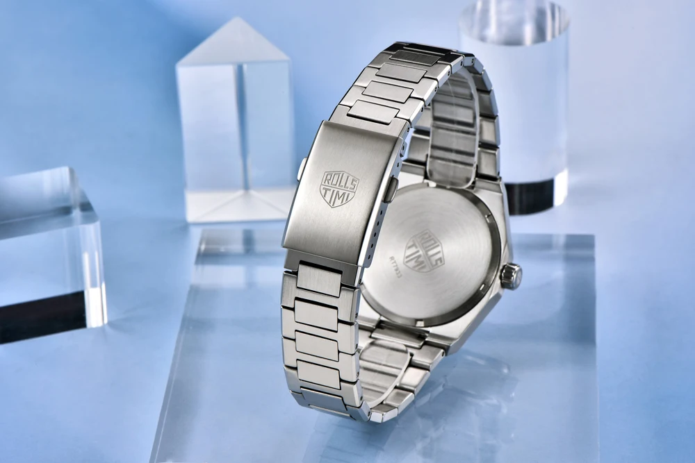 2026 New RollsTimi Men's Watches Top Luxury Man Quartz Watch For Men AR Sapphire Mirror Waterproof Stainless Steel Luminous Clock