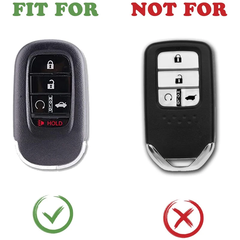 Key Fob Cover for (5 Buttons) Honda 2026 2025-2022 Civic Accord CR-V HR-V Pilot and 2026 Passport,