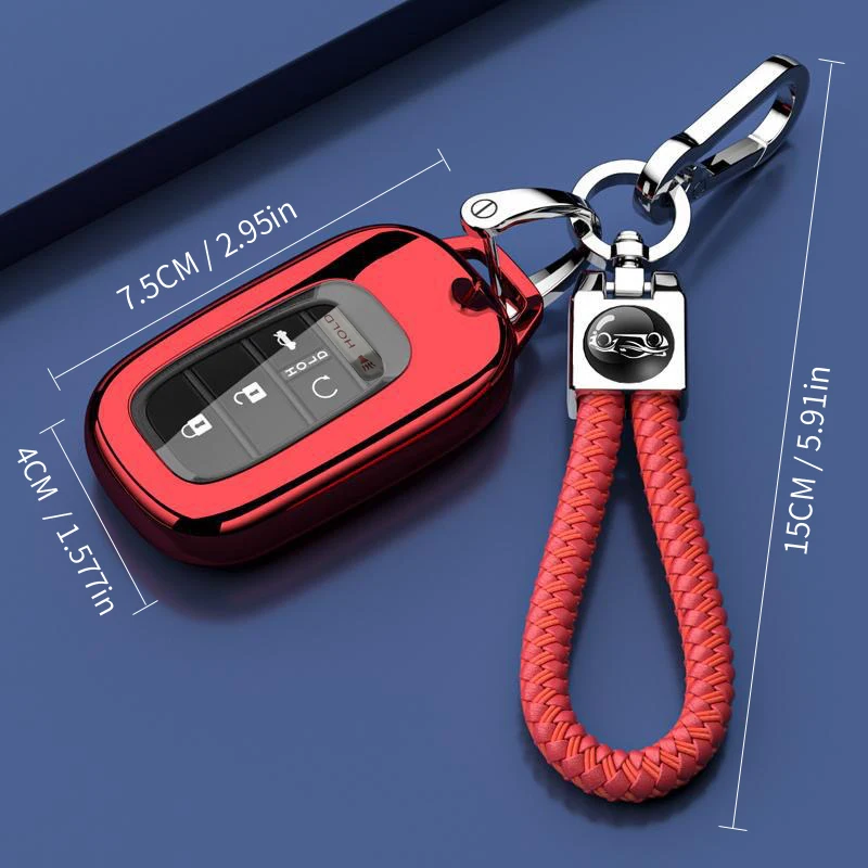 Key Fob Cover for (5 Buttons) Honda 2026 2025-2022 Civic Accord CR-V HR-V Pilot and 2026 Passport,