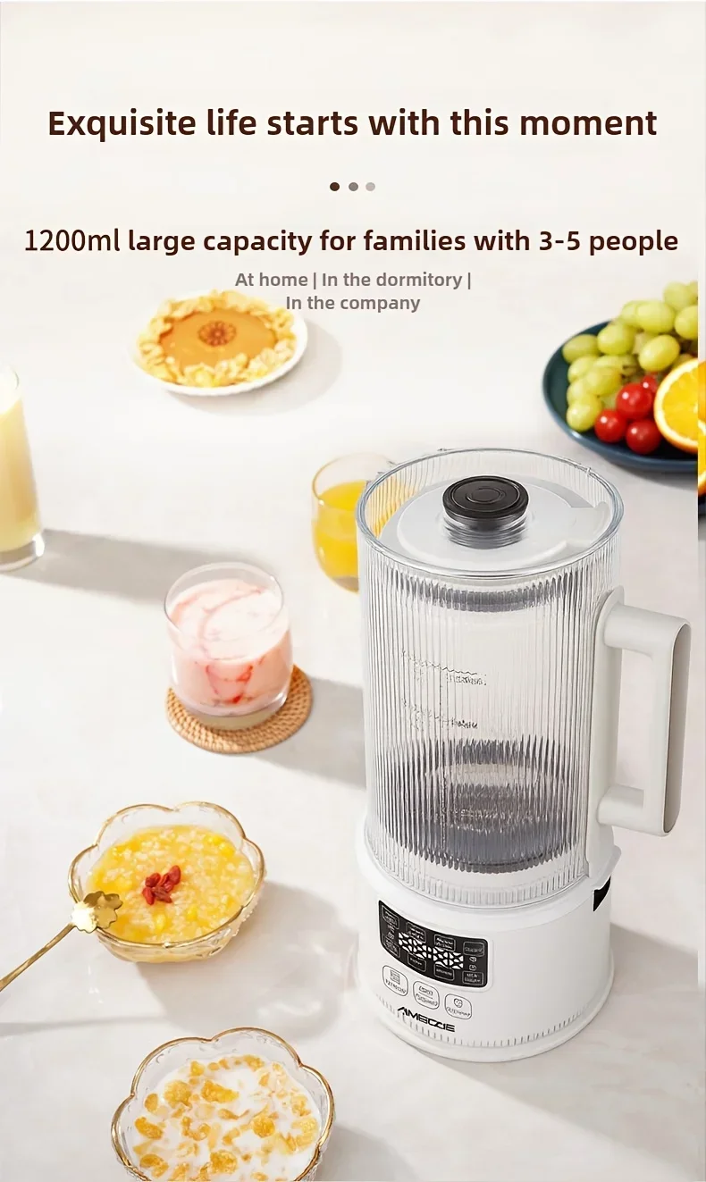 Portable baby Food Wall Breaker Heating mini Soybean Milk Machine Bass Multifunctional Home Cooking Blender Machine