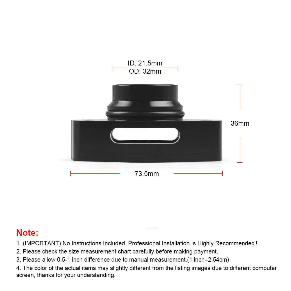 Turbo Blow Off Valve Adapter BOV For 2016+ Ford F-150 2.7L 3.5L Ecoboost