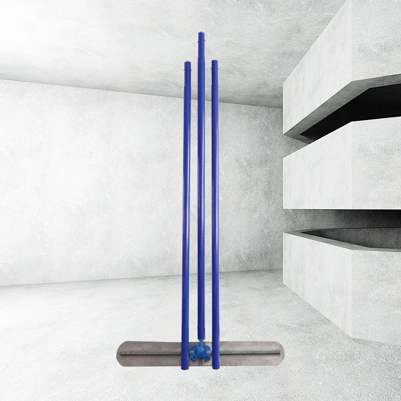 Concrete Tool Trowel Float 39''x5.9'' Concrete Finishing Trowel Aluminum Magnesium Alloy Concrete Float Cement Tool with 3 Handles,Trowel Plate and Connector