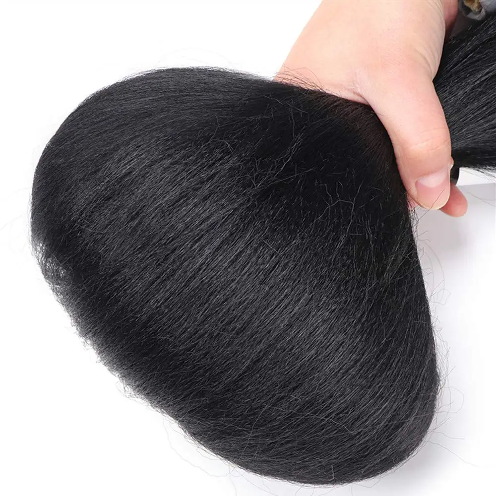 6 Packs Pre-Stretched Braiding Hair 18 Inch Gradient Yaki Straight Crochet Braid with Yaki Texture Professional Synthetic Extensions 1B/30/27