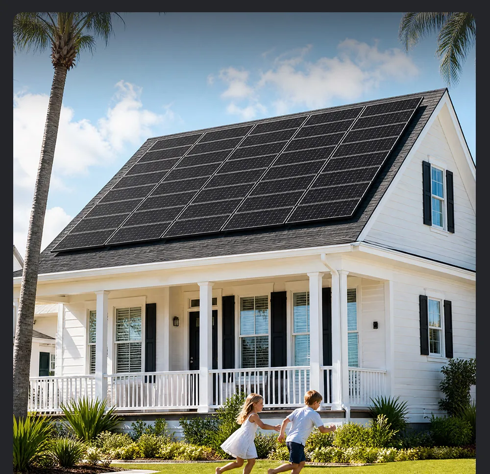 RVPOZWER 100W 18BB Rigid Solar Panels White Frame Board N-Type Solar Cells 23% High Conversion Efficiency for Home RV System Farm Outdoor Camping Off-grid Power Support
