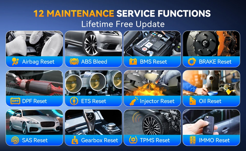 MUCAR 632 AI Automotive Tools Life Free Obd2 Scanner CANFD 15 Reset 4 System Life Free Bidirectional Diagnostic Auto OBD Scanner
