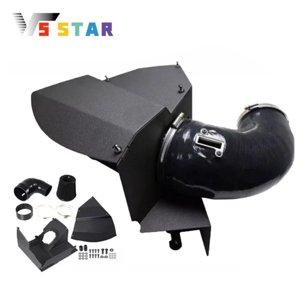 High Quality Lightweight Aluminum Alloy Cold Air Intake Kit For 2019-2022 BMW 320I 330I G20 G21 B48 Engine Black IP-1021