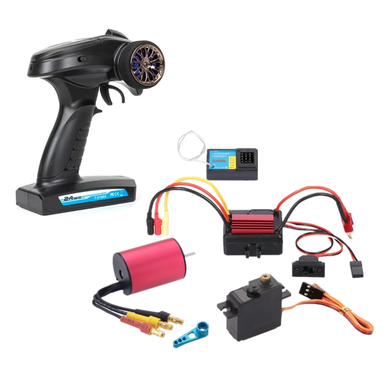 RCtown Brushless Upgrade Kit Motor For Wltoys A959-b A979-b Esc Receiver Remote Controller Servo Set Rc Car Spare Parts