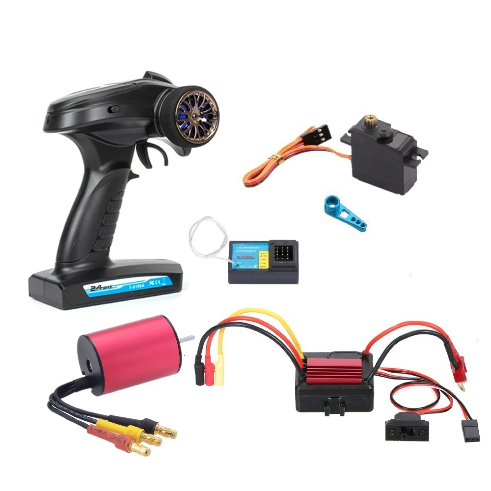 RCtown Brushless Upgrade Kit Motor For Wltoys A959-b A979-b Esc Receiver Remote Controller Servo Set Rc Car Spare Parts