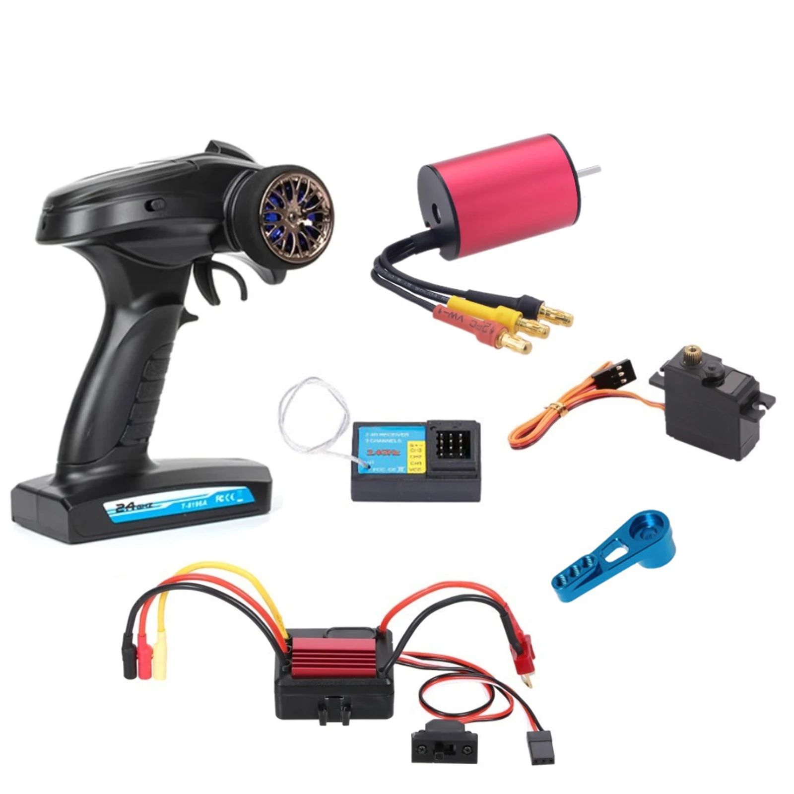 RCtown Brushless Upgrade Kit Motor For Wltoys A959-b A979-b Esc Receiver Remote Controller Servo Set Rc Car Spare Parts
