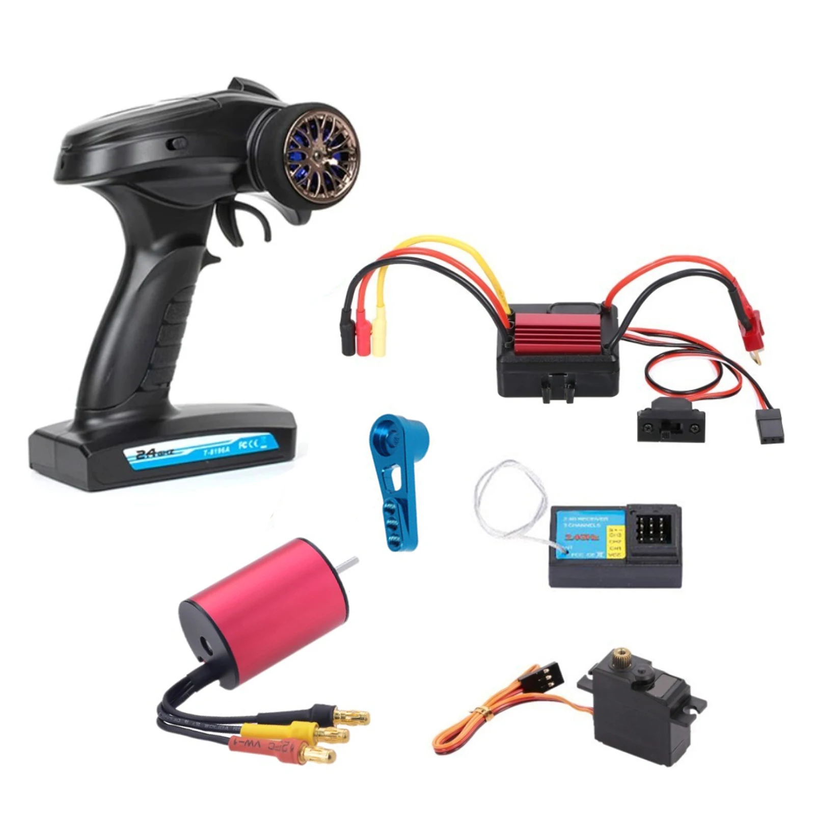 RCtown Brushless Upgrade Kit Motor For Wltoys A959-b A979-b Esc Receiver Remote Controller Servo Set Rc Car Spare Parts