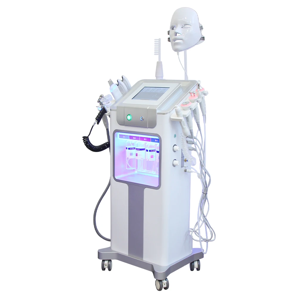 12 In 1 Aqua Peeling Lift Skin Bubble Oxygen Machine Skin Care Cleansing Facial Equipment