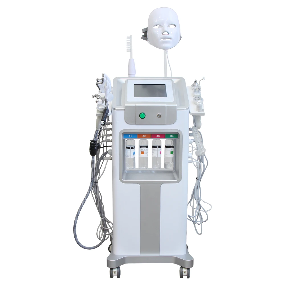 12 In 1 Aqua Peeling Lift Skin Bubble Oxygen Machine Skin Care Cleansing Facial Equipment