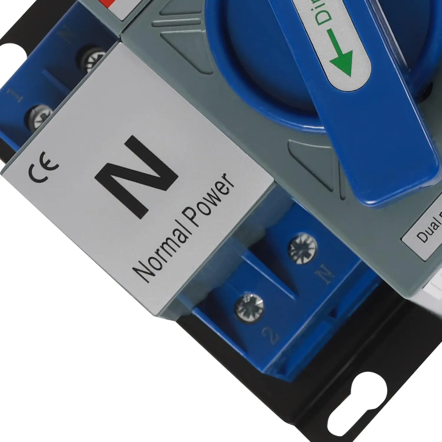 110V Mini Electrical Selector Switches Dual Power Automatic Transfer Switch 2P 63A ATS Dual Power Generator Changeover Switch