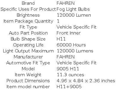 4PCS H11 9005 LED Bulbs Combo,120000LM Ultra-Brightness, 6500K H9 H8 HB3 Driving Light Bulbs with Fan,Off-Road Use or Fog Light