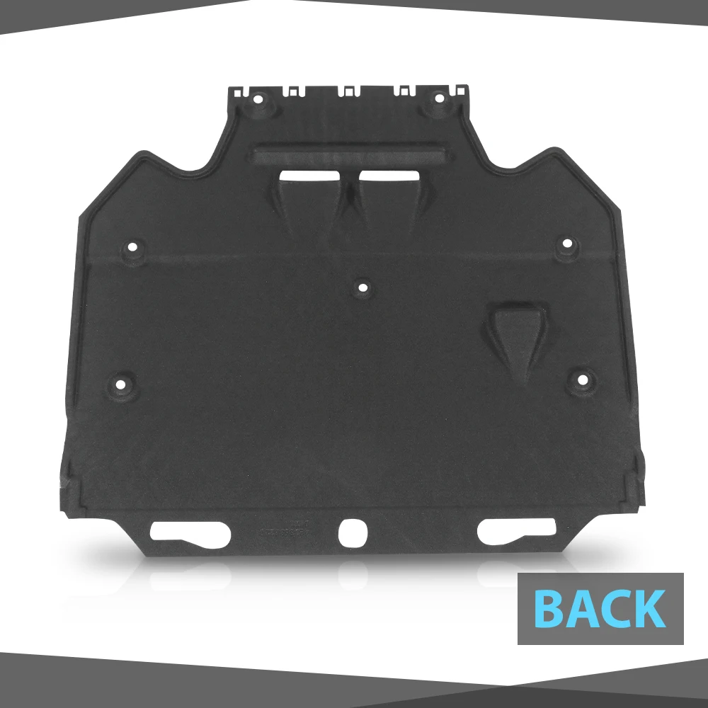 Engine Splash Shield Suitable for 2011-2018 Audi A6 A7 S6 S7 Quattro Rs7 4G0863822C, 4G0863822J, Black Cotton, Sturdy and Durable Car Protective Cover