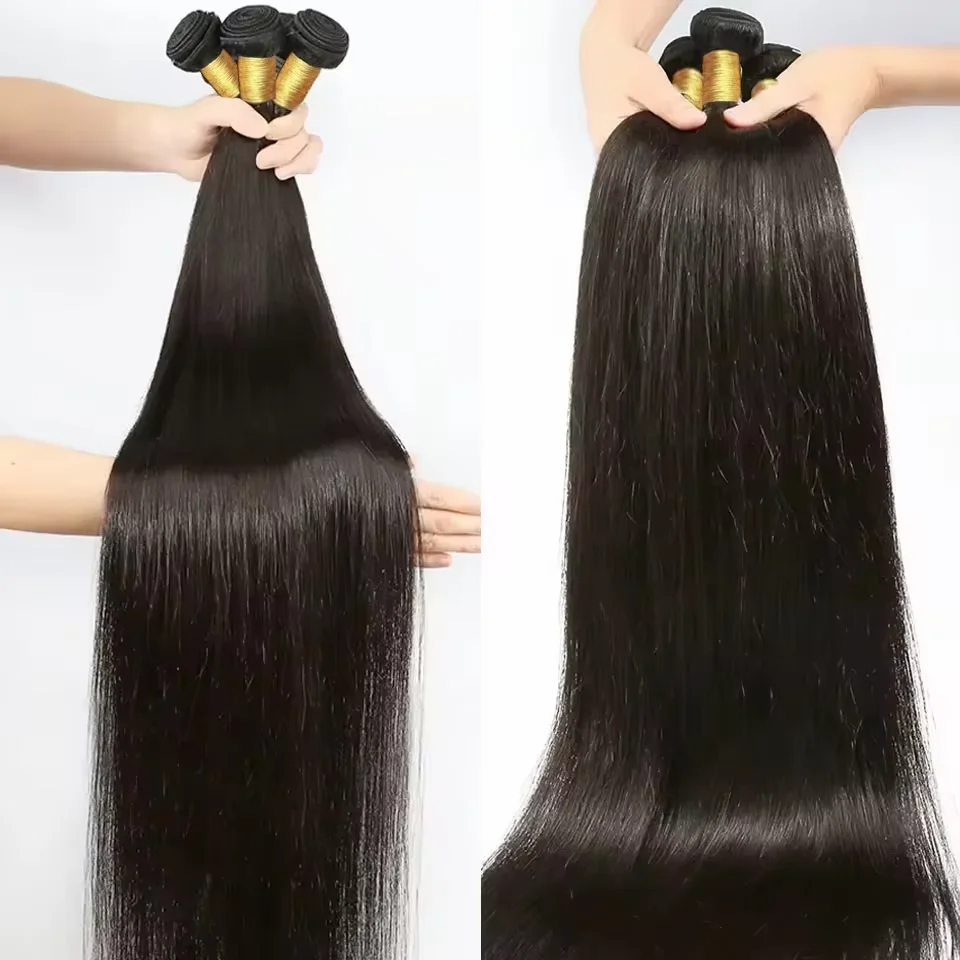 Peruvian Human Hair Bundles With Closure Straight Raw Virgin 3 4 Bundles With 4x4 5x5 HD Lace Closure Weave With 13x4 Frontal