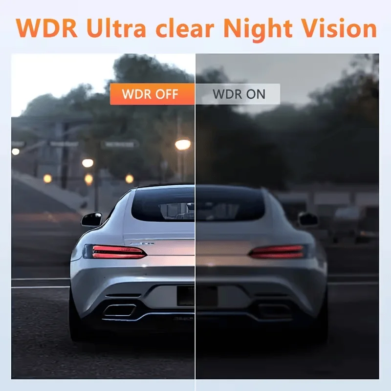 2 Camera Dash Cam W/ IR Night Vision Loop Recording & 2" IPS Screen 1080P , DVR recorder, video recorder, Vehicle DVR