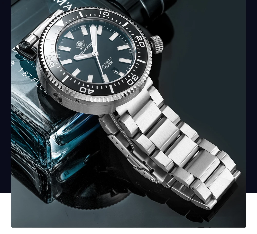 ADDIESDIV2025 New 8215 Movement 200m Waterproof BGW9 Blue Luminous Luxury Diving Automatic Watch Stainless Steel Sapphire AD2523