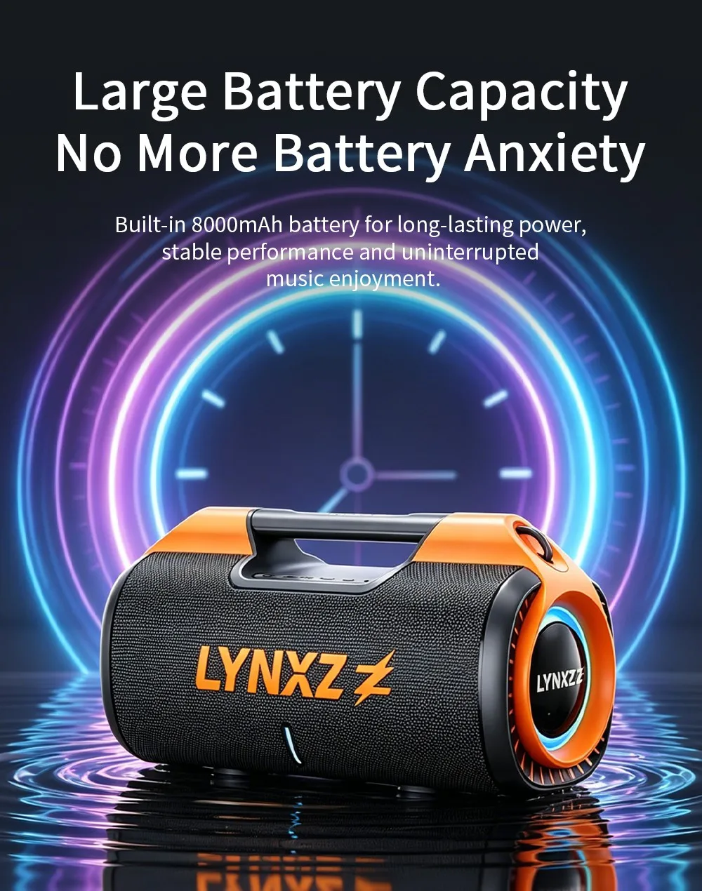 100W Bluetooth Speaker Loud Portable Boombox Wireless Outdoor Party IPX5 Waterproof TWS Stereo Bass Subwoofer 8000mAh