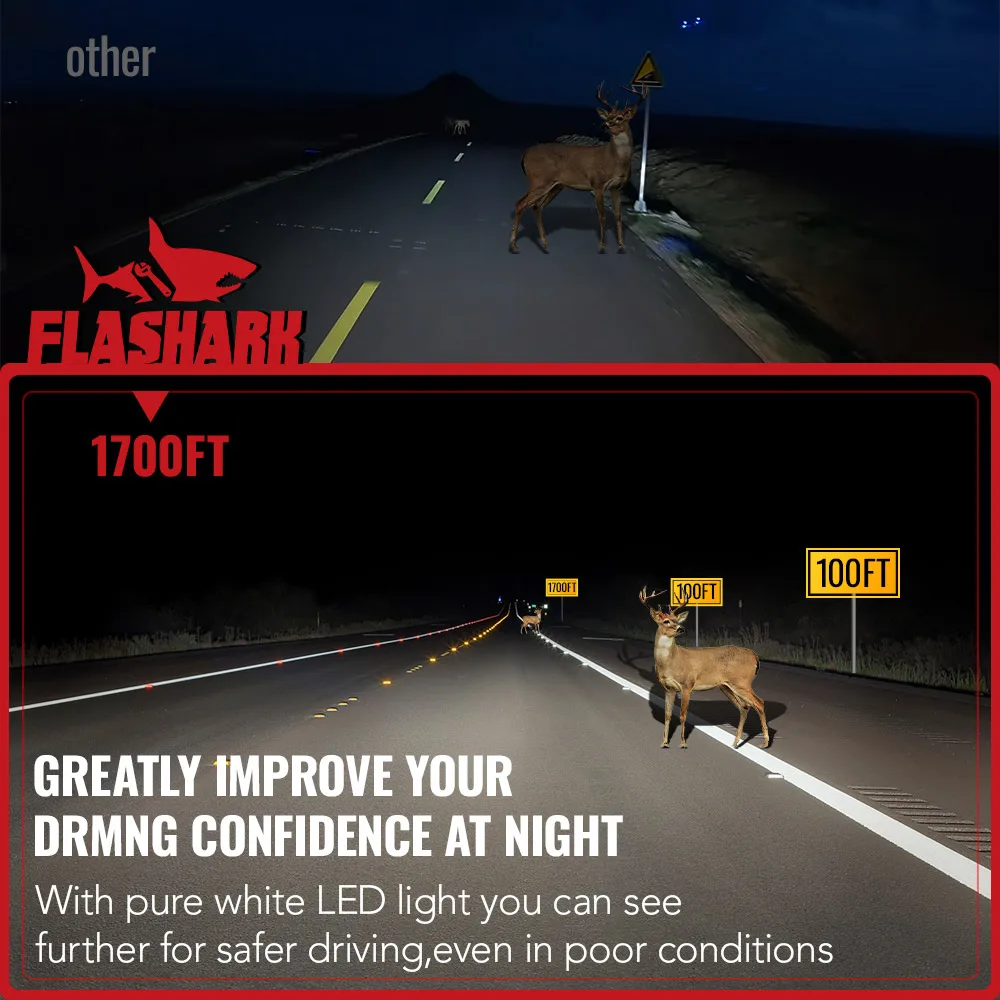H4/9003/HB2 80W 6500K White 24000LM IP67 LED Headlight Bulbs High Quality Chip High&low Beam Light Plug and Play