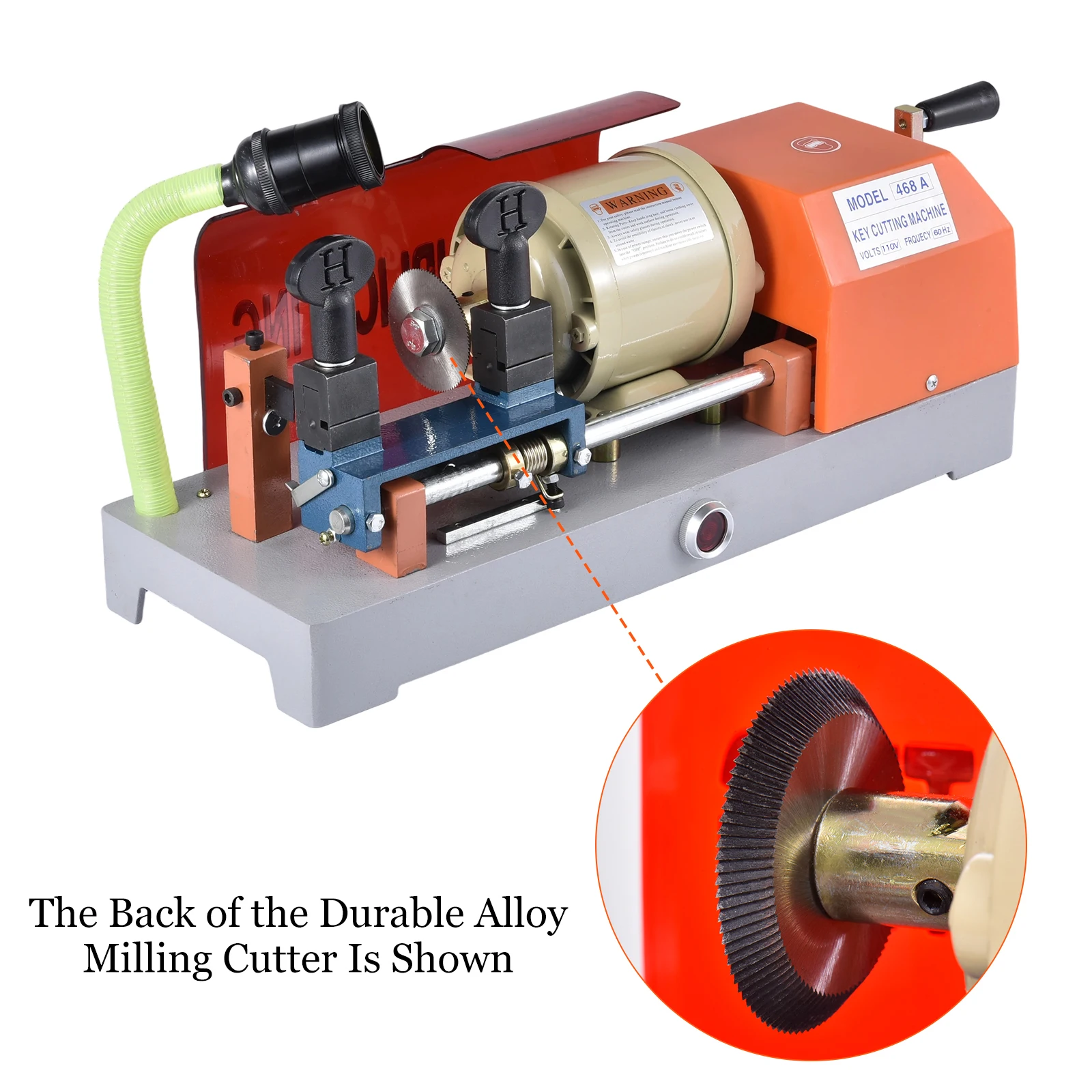 110V Vertical Key Duplicator Automatic Key Cutter Tool for House Door & Car Locksmith, Precision Metal Cutting Machine