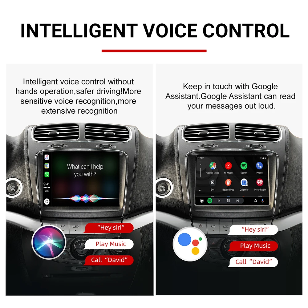 Wireless CarPlay For Dodge Challenger Journey 2013-2016 Original Car Screen Upgrade Wireless CarPlay Android Auto Decoder Box