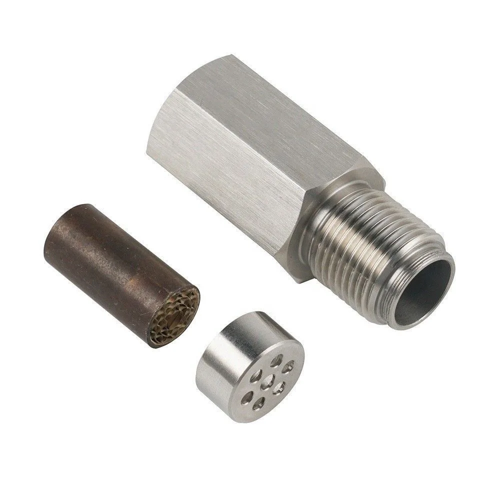 6PCS Sensor Spacer Adapter Check Engine Light CEL mini catalyst O2 Sensor Spacer Adapter M18X1.5