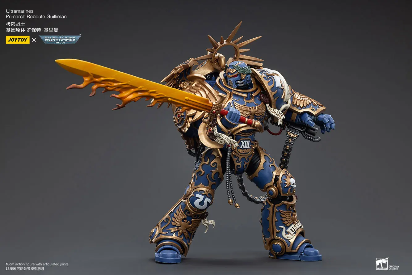 JOYTOY Warhammer 40k 1/18 Action Figures Ultramarines Primarch Roboute Guilliman