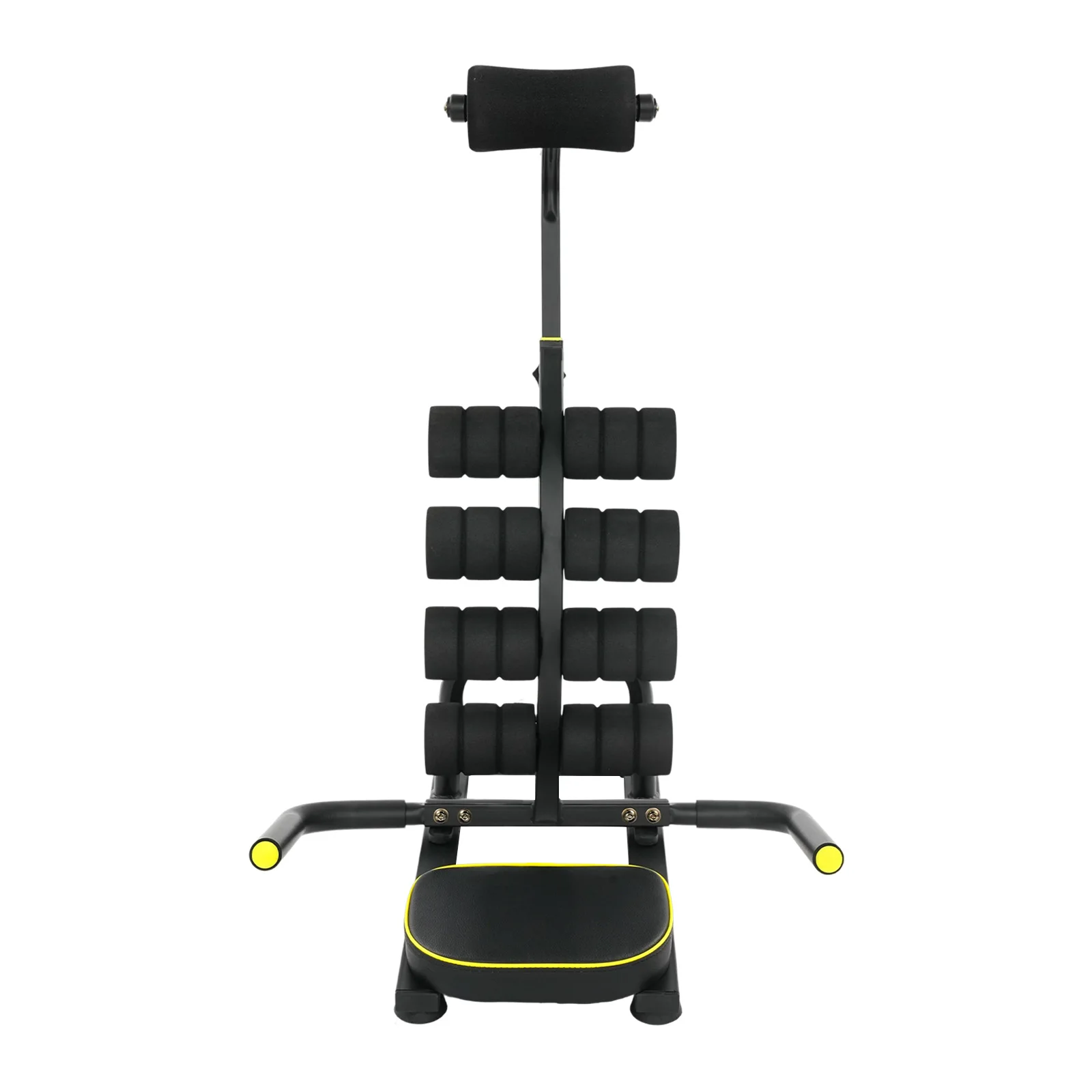  Compact Back Stretcher, Adjustable Inversion Table, Portable Pain Relief Machine for Spinal Stress Decompression