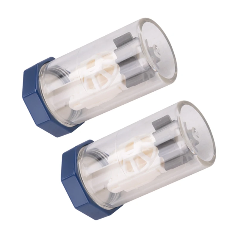 3 Pieces Hydrogen Peroxide Contact Lens Case Cleaner, Eye Scleral Contact Lens Stiff Clip Washer Machine, Portable