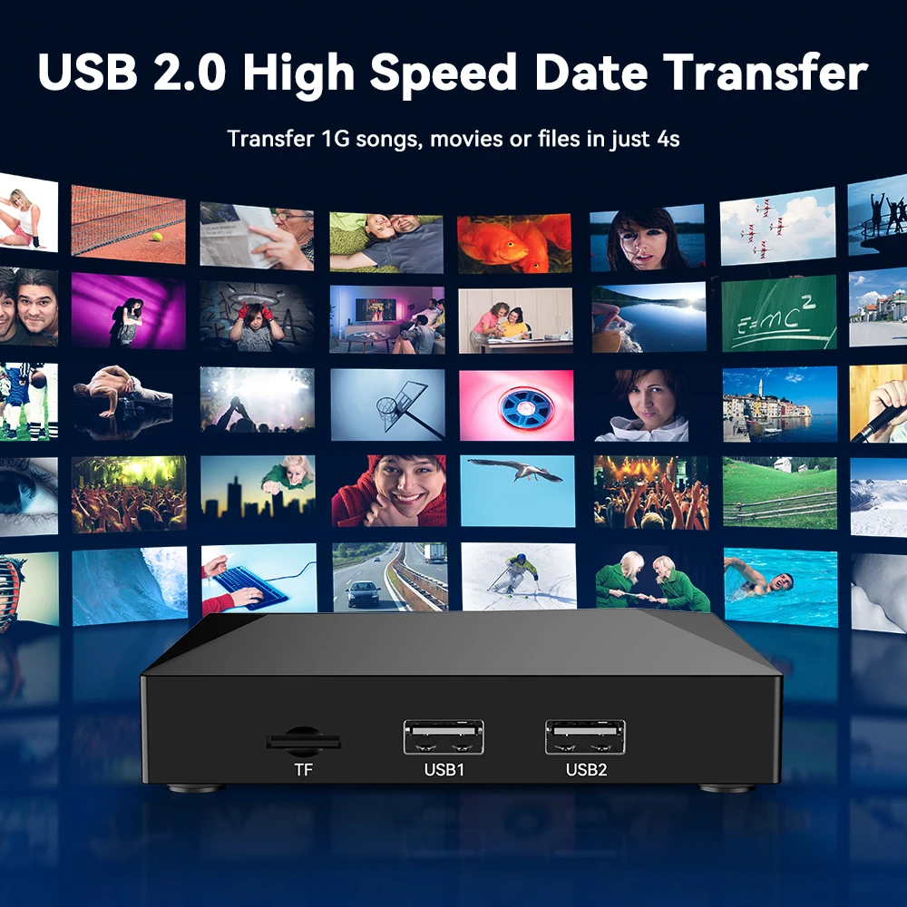 We2uSat K3 Pro+ 6K HDR Android10 TV Box H.265 10bit Build in WiFi-6 2.4GHz/5GHz+BT 5.0,4GB+32GB Comparison With Vseebox V5 Pro
