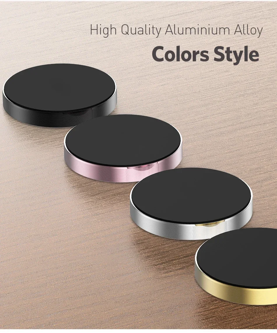 2PC Magnetic Car Phone Holder Universal Car Phone Stand for iPhone Xiaomi Huawei Samsung Dashboard Wall Mounted Car Magnet Sticker